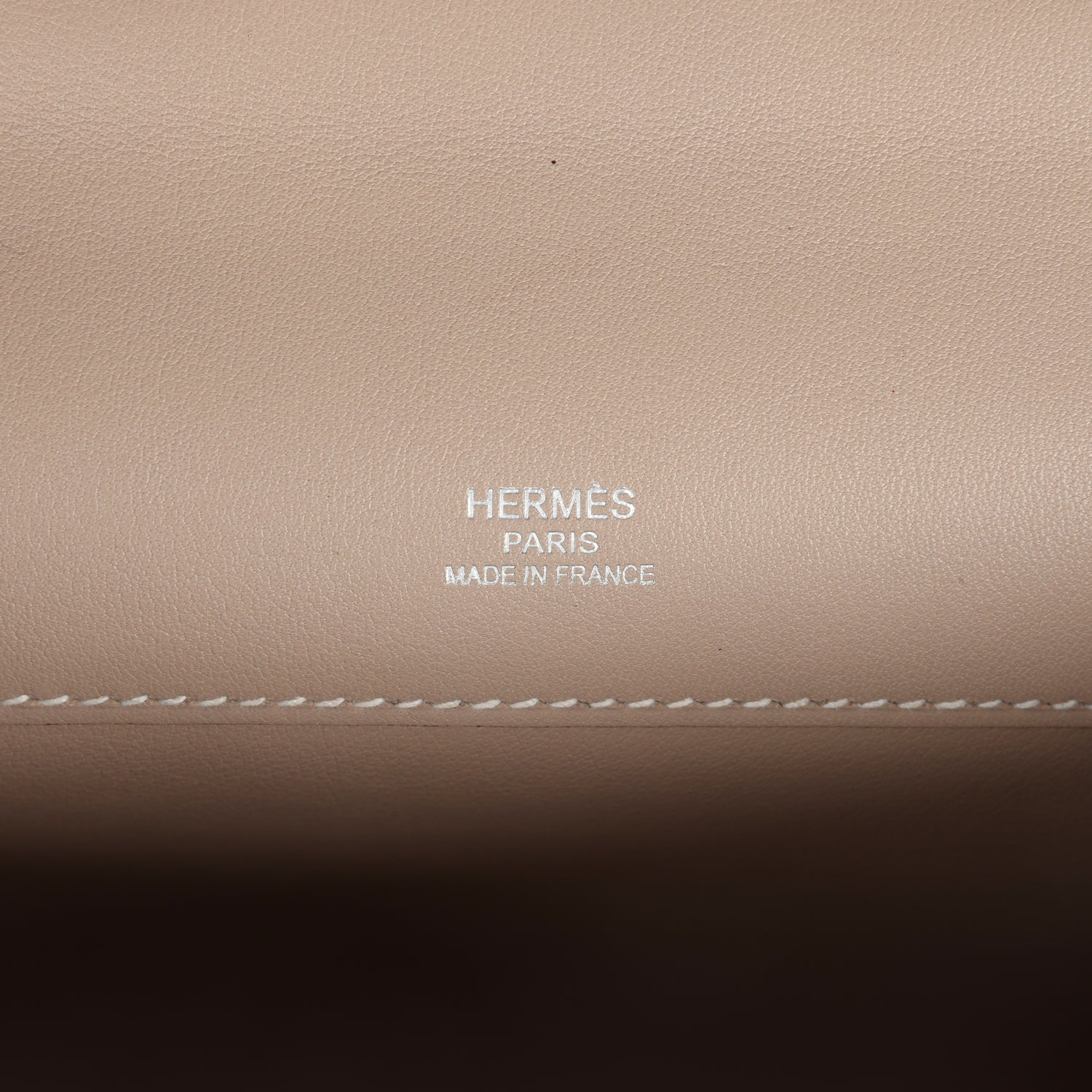 Hermes Kelly Cut Argile Swift Palladium Hardware