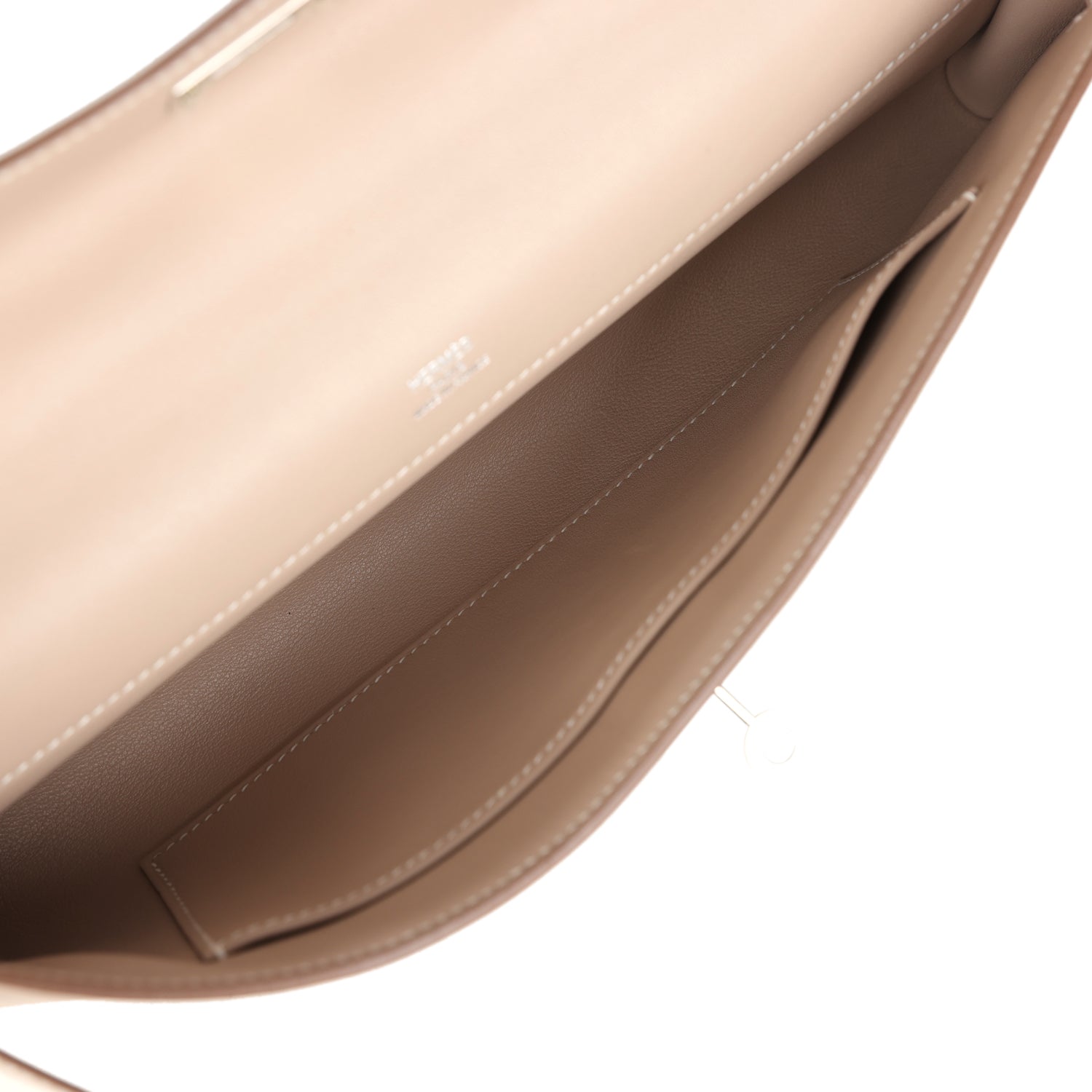 Hermes Kelly Cut Argile Swift Palladium Hardware