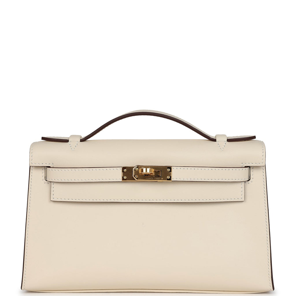 Hermes Kelly Pochette Nata Swift Gold Hardware