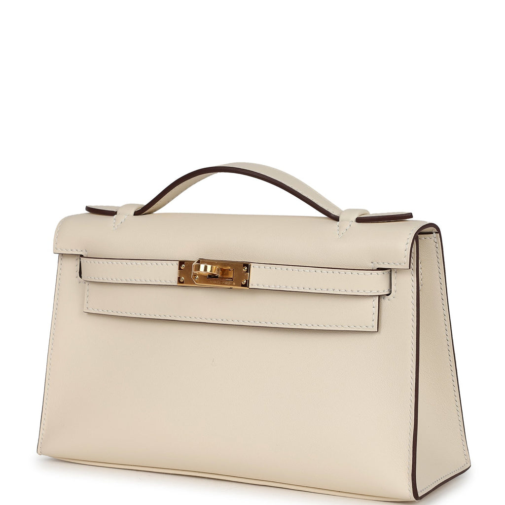 Hermes Kelly Pochette Nata Swift Gold Hardware