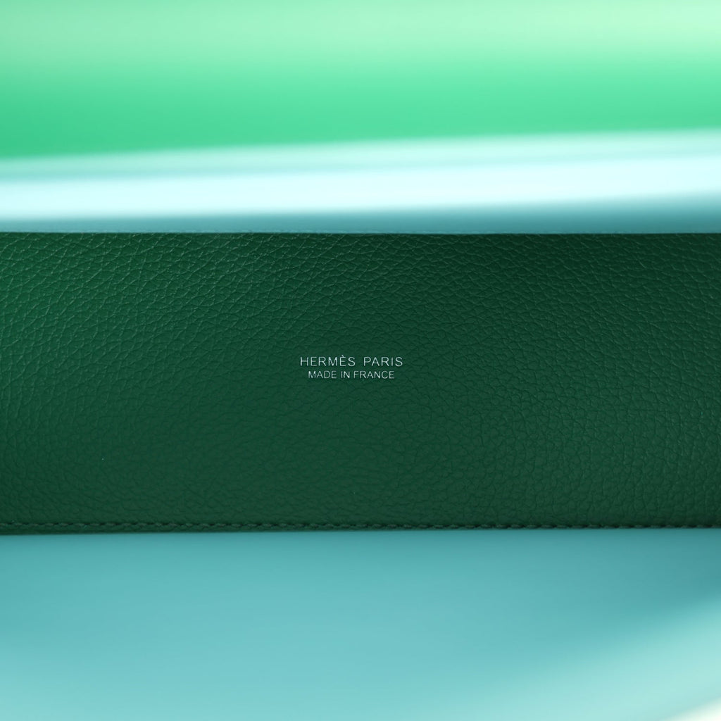 Hermes Kelly Danse Cactus Verso Evercolor Palladium Hardware