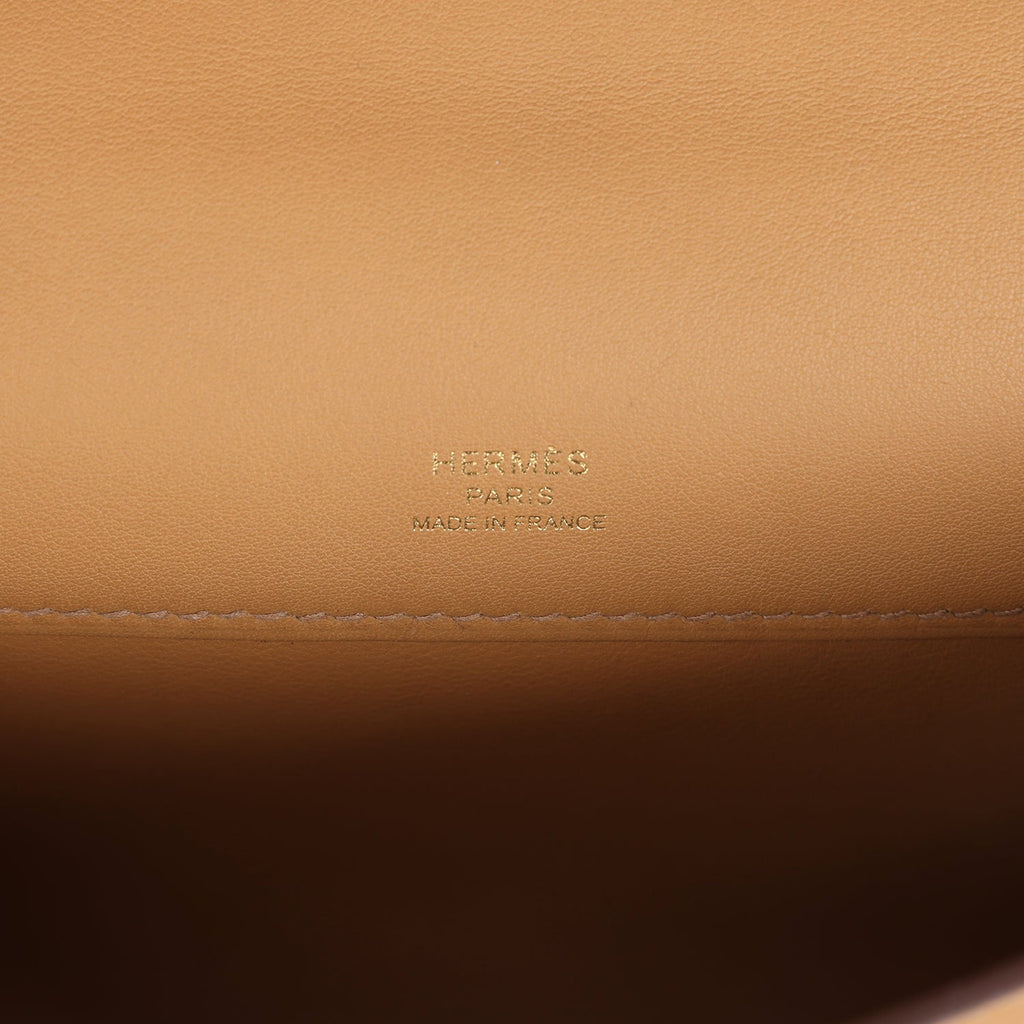Hermes Kelly Cut Biscuit Swift Gold Hardware