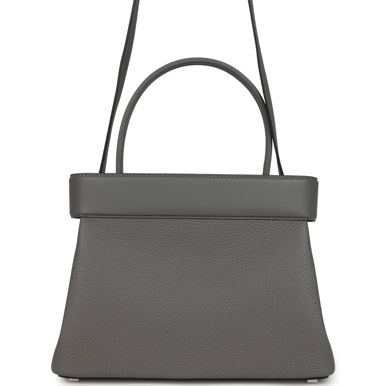 Hermes Medor Bag Gris Meyer Togo and Swift Palladium Hardware