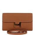 Pre-owned Hermes Constance Wallet To Go Gold Epsom Gold Hardware