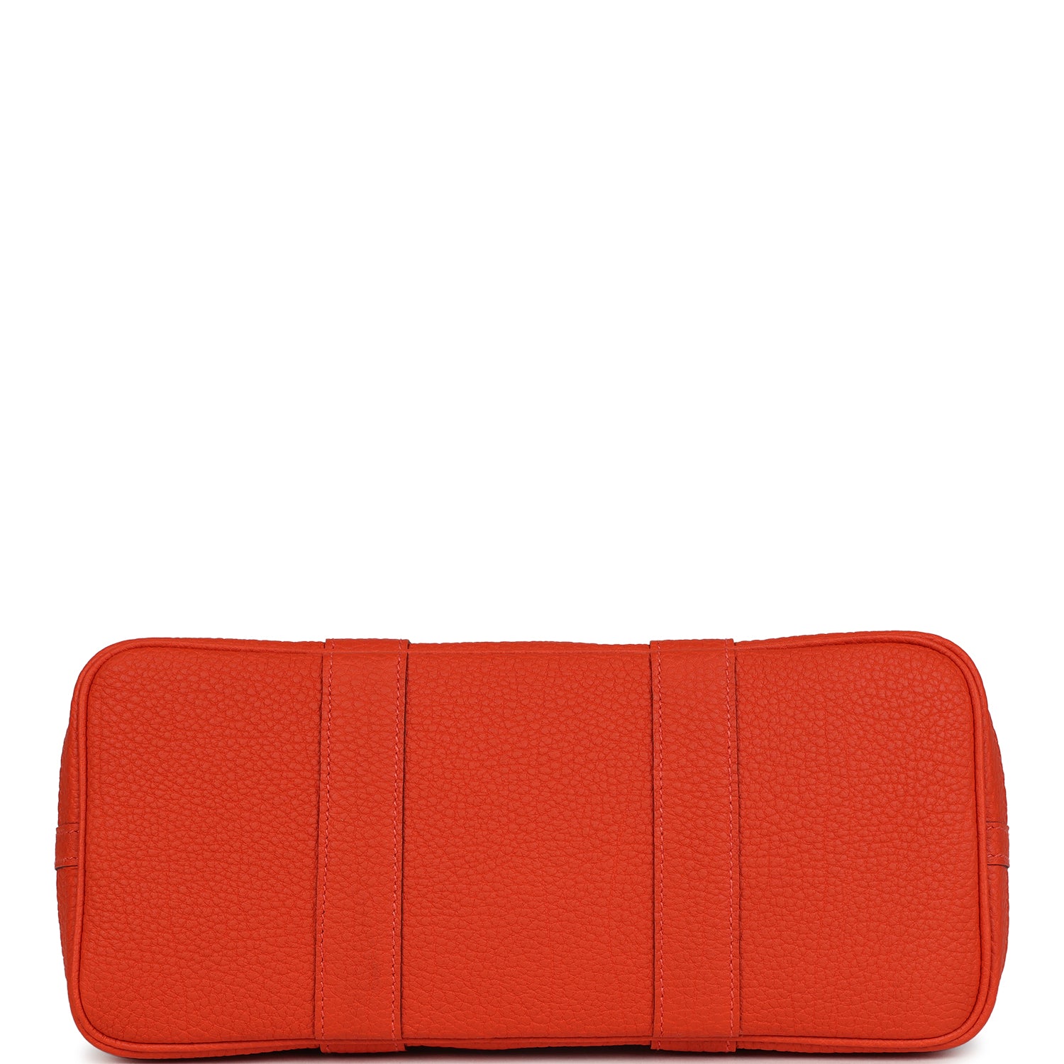 Hermes Garden Party 30 Rubis Officier Canvas and Capucine Negonda Palladium Hardware