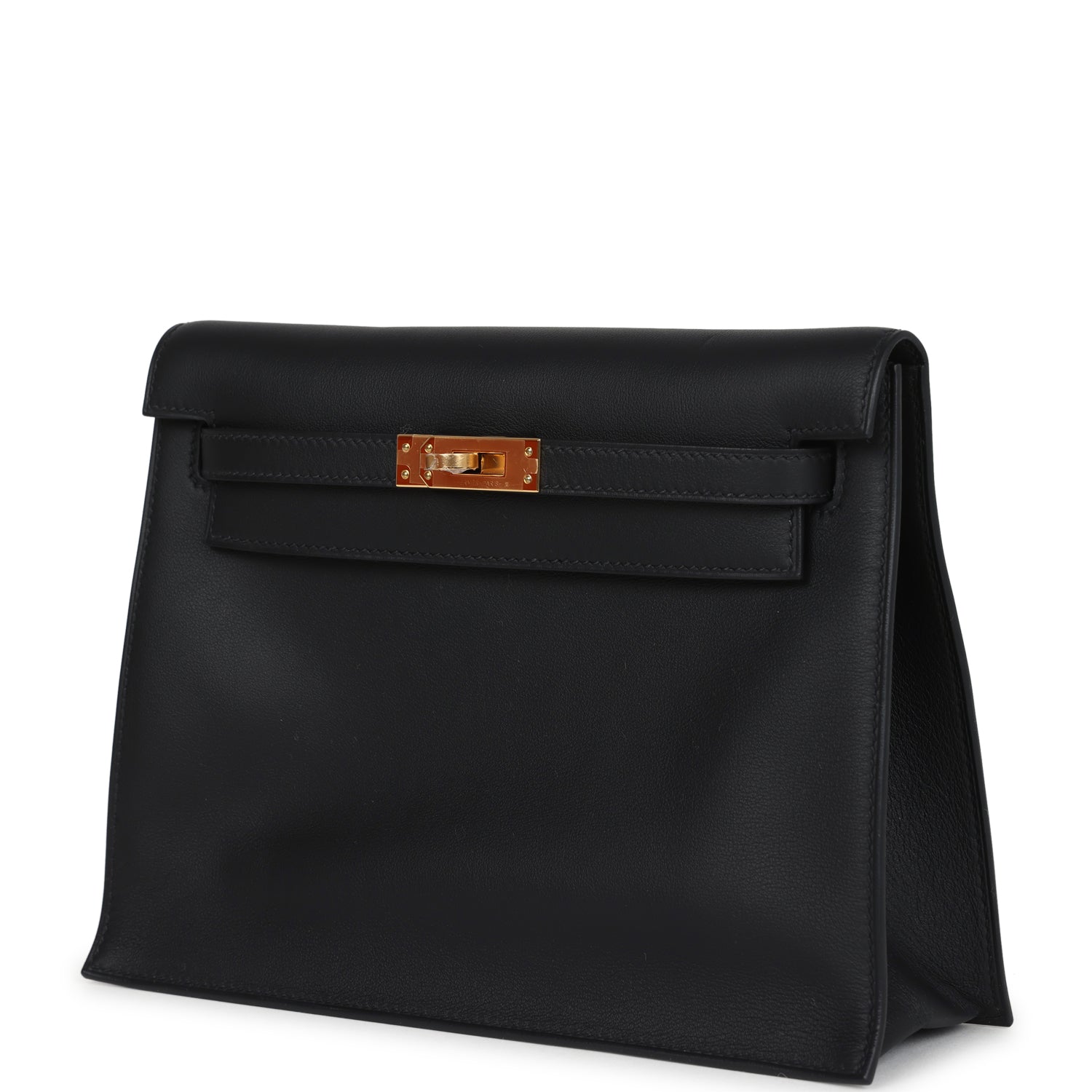 Hermes Kelly Danse Black Swift Gold Hardware