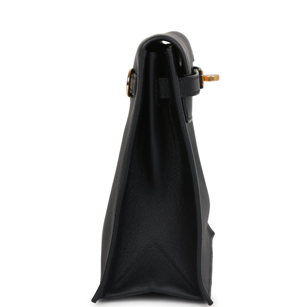 Hermes Kelly Danse Black Swift Gold Hardware