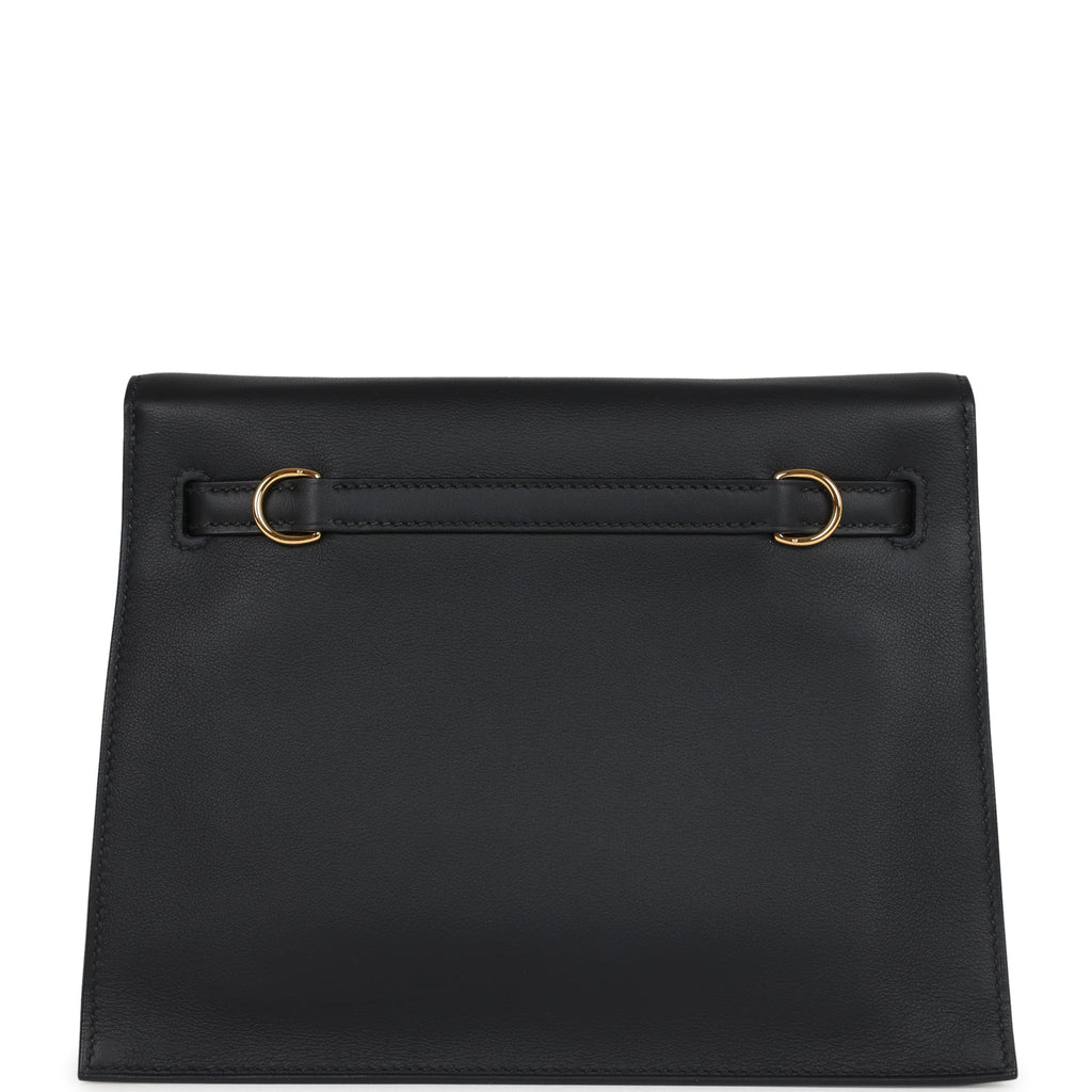 Hermes Kelly Danse Black Swift Gold Hardware