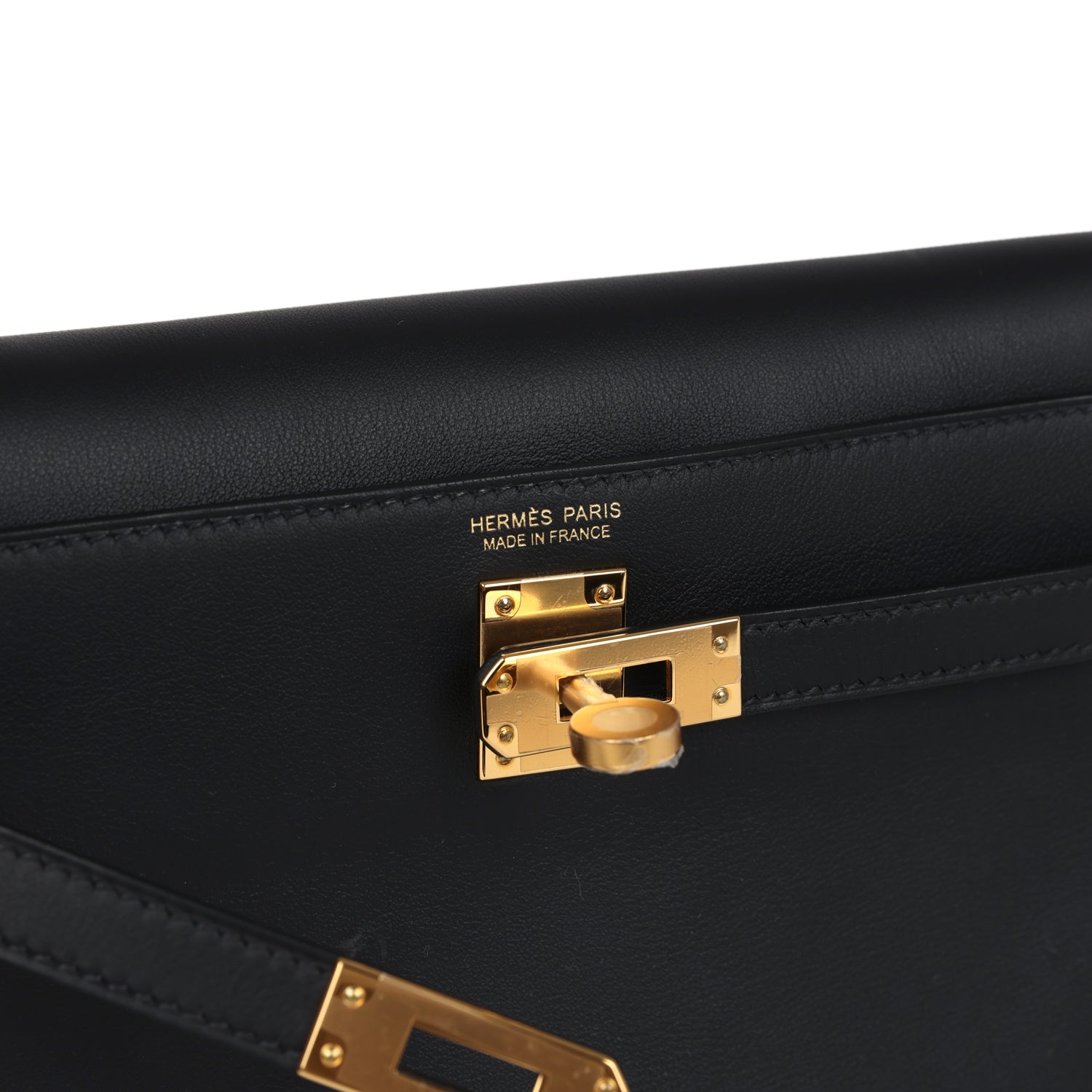 Hermes Kelly Danse Black Swift Gold Hardware