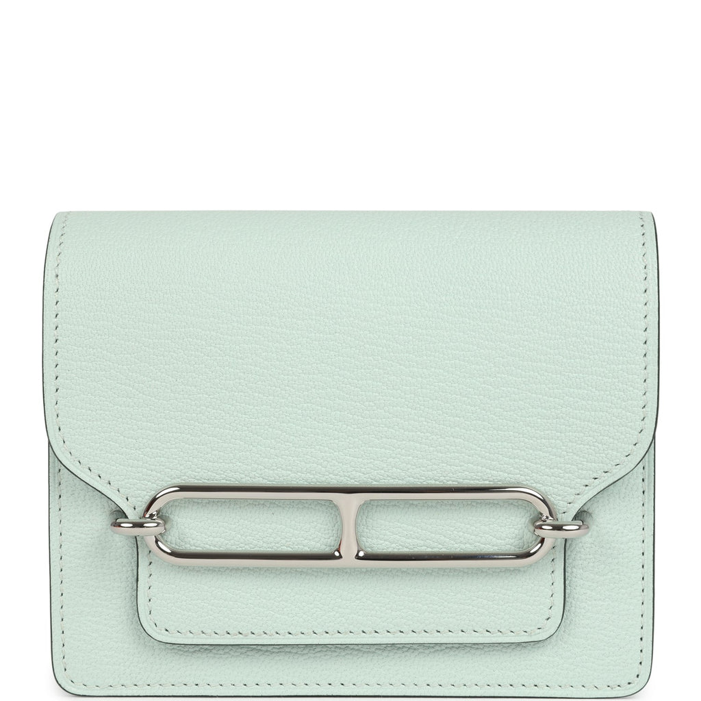 Hermes Roulis Slim Wallet Vert PepperNew Chevre Palladium Hardware