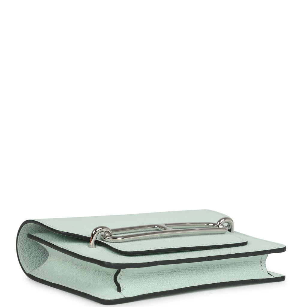 Hermes Roulis Slim Wallet Vert PepperNew Chevre Palladium Hardware