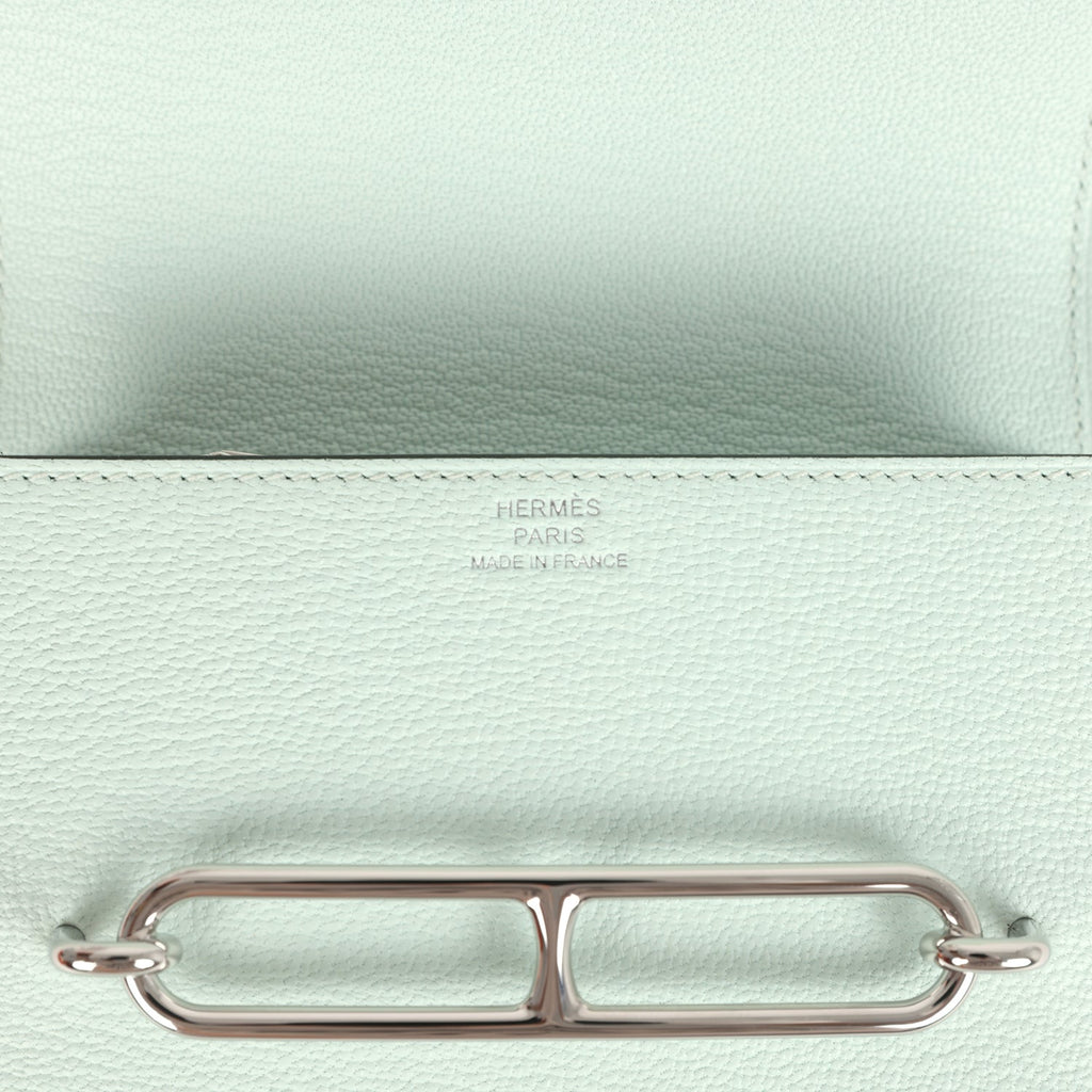 Hermes Roulis Slim Wallet Vert PepperNew Chevre Palladium Hardware