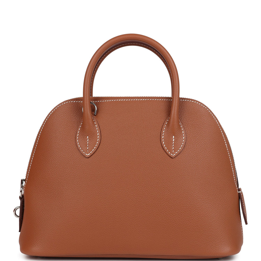 Hermes 1923 Bolide 25 Gold Verso Evercolor Palladium Hardware