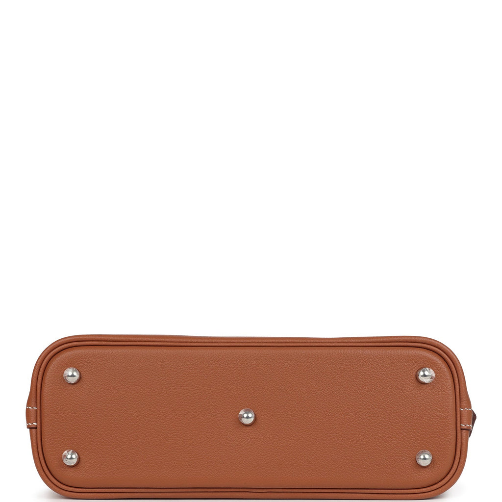 Hermes 1923 Bolide 25 Gold Verso Evercolor Palladium Hardware