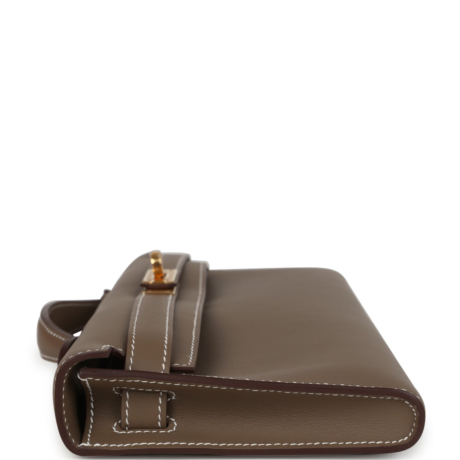 Hermes Kelly Cut Etoupe Swift Gold Hardware
