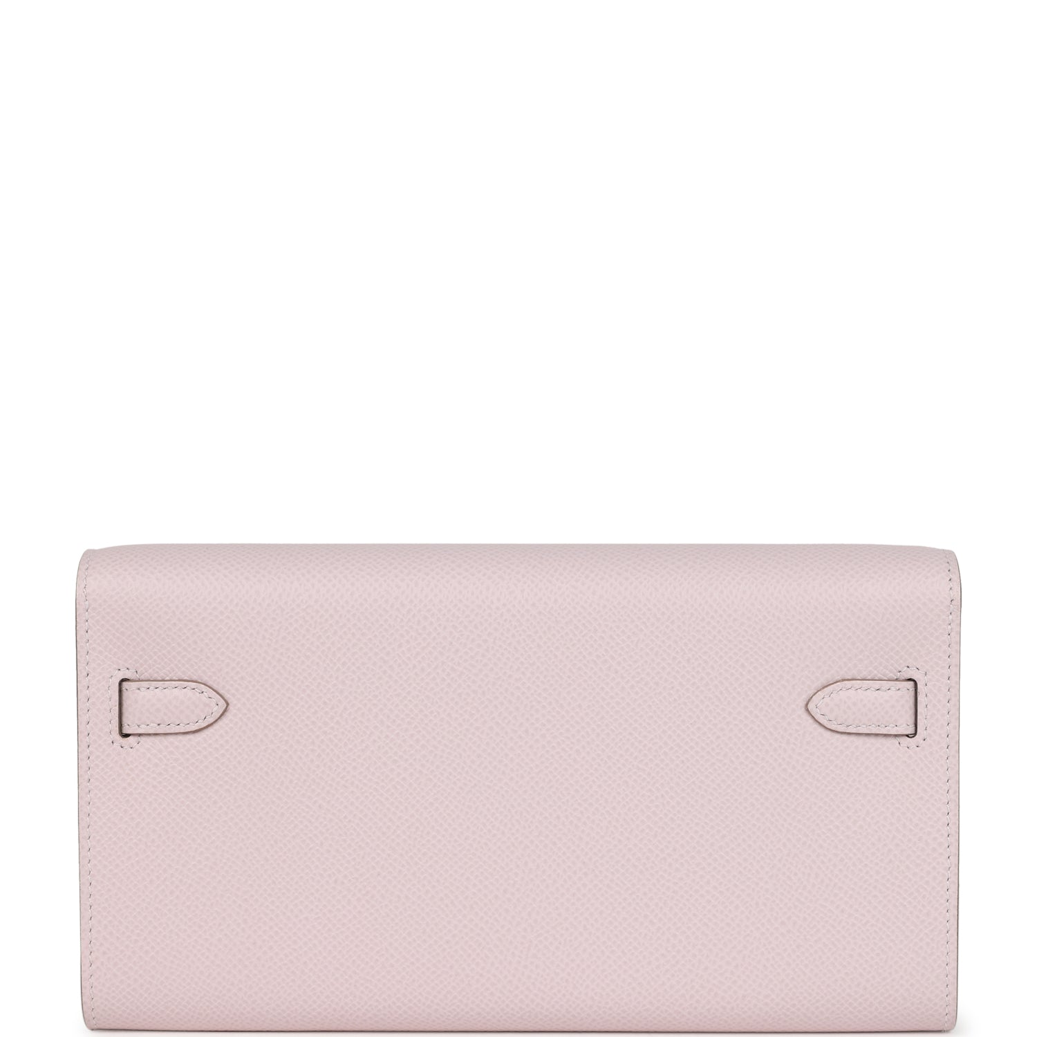 Hermes Kelly Wallet To Go Mauve Pale Epsom Palladium Hardware