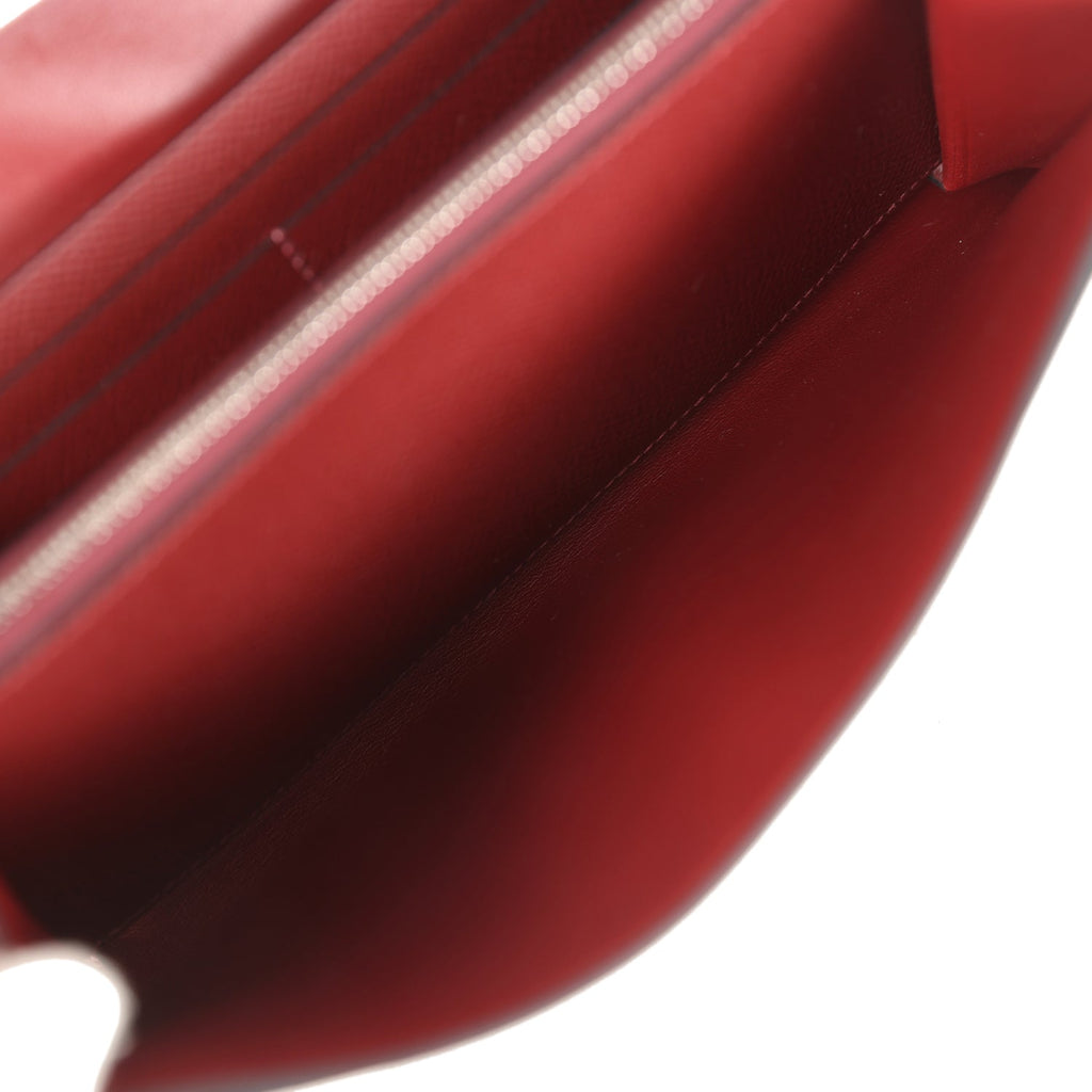 Hermes Constance Wallet To Go Rouge H Epsom Palladium Hardware