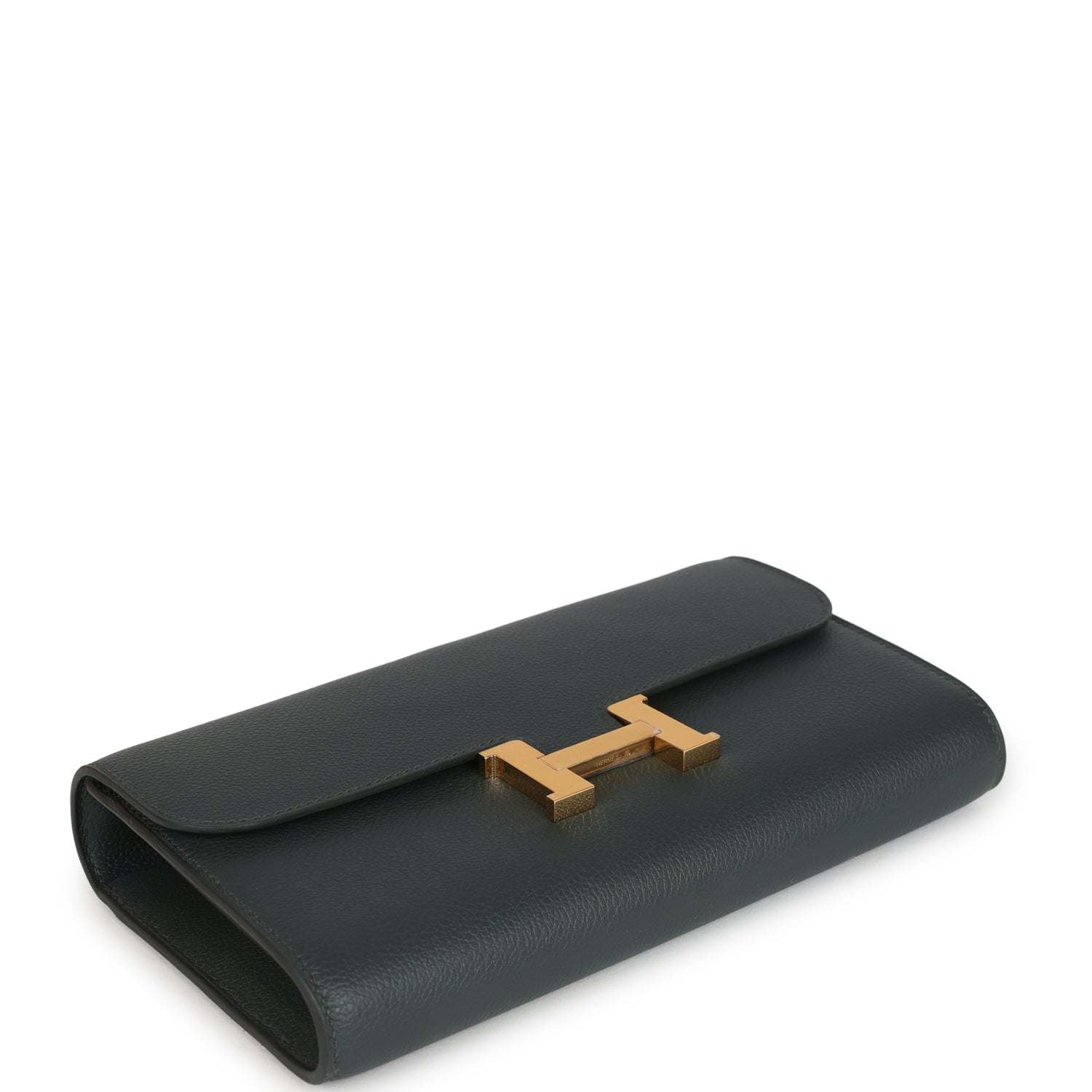 Hermes Constance Wallet To Go Vert Mangrove Evercolor Gold Hardware