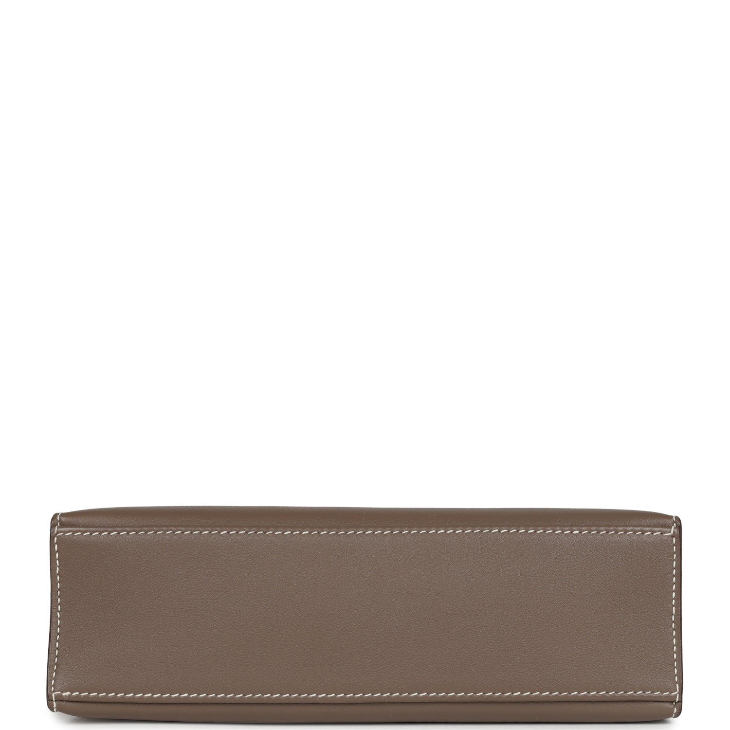 Hermes Kelly Pochette Etoupe Swift Palladium Hardware