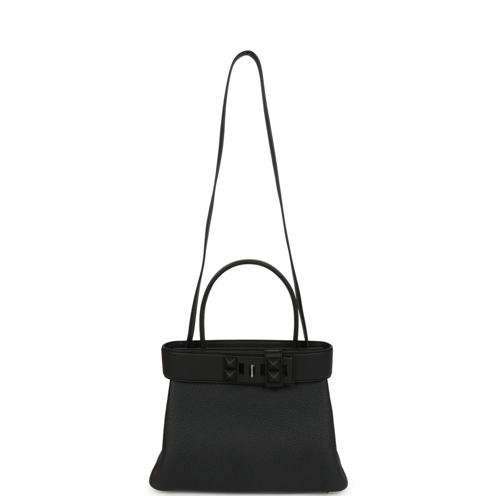 Hermes Medor Bag Black Togo and Swift Palladium Hardware