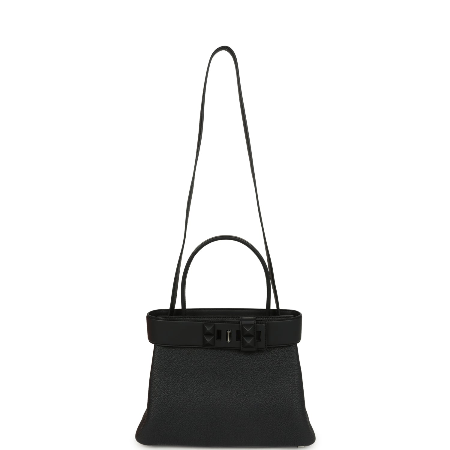 Hermes Medor Bag Black Togo and Swift Palladium Hardware