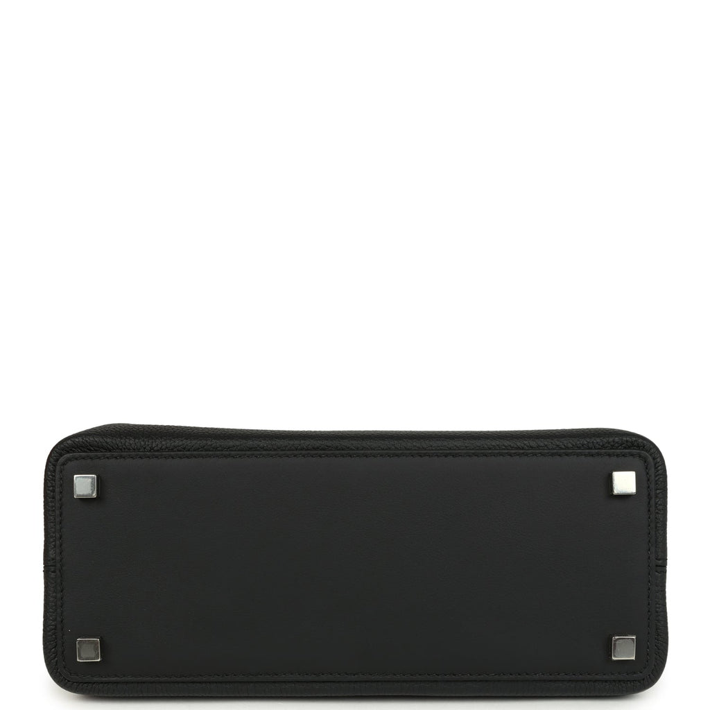 Hermes Medor Bag Black Togo and Swift Palladium Hardware