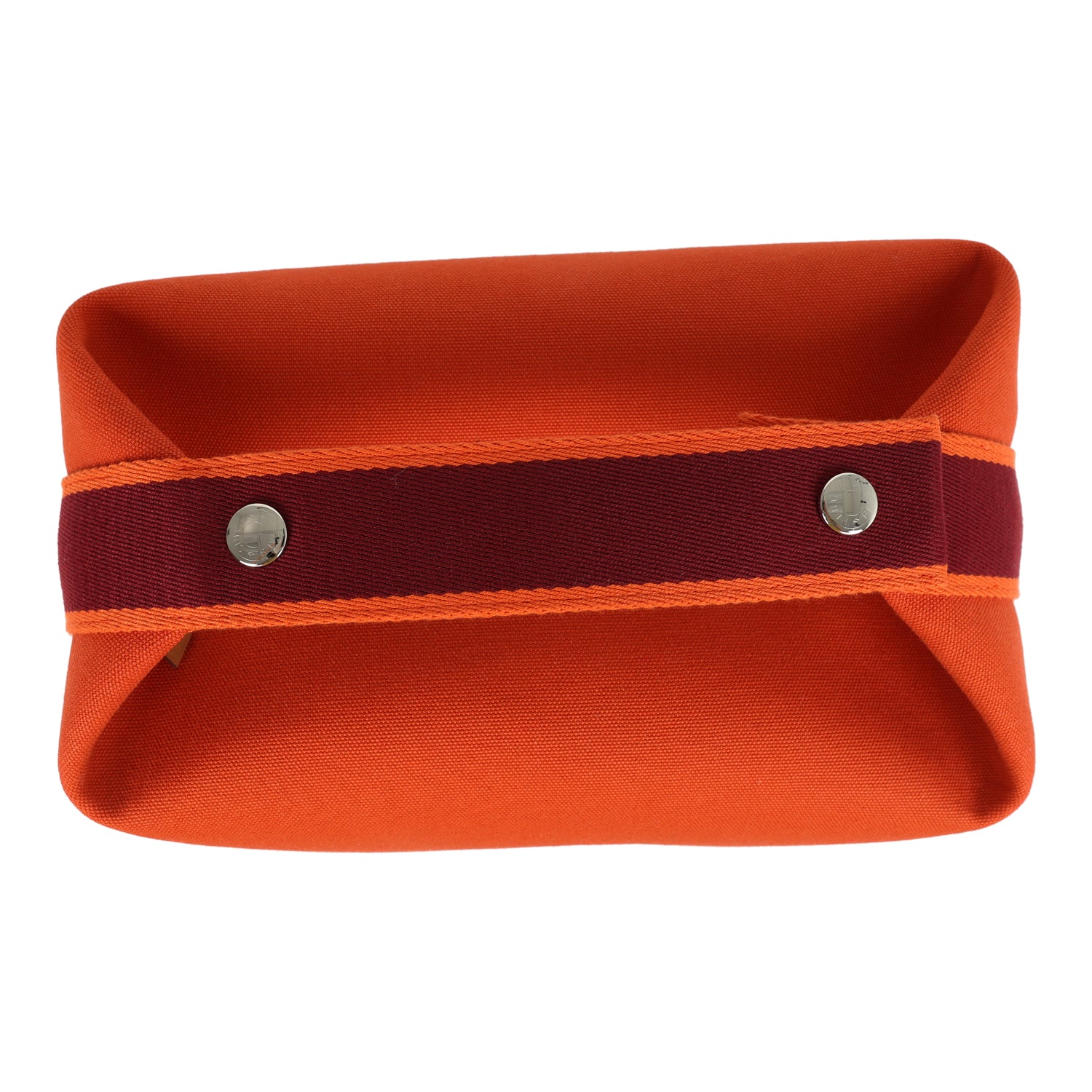 Hermes Bride A Brac GM Feu Canvas Palladium Hardware