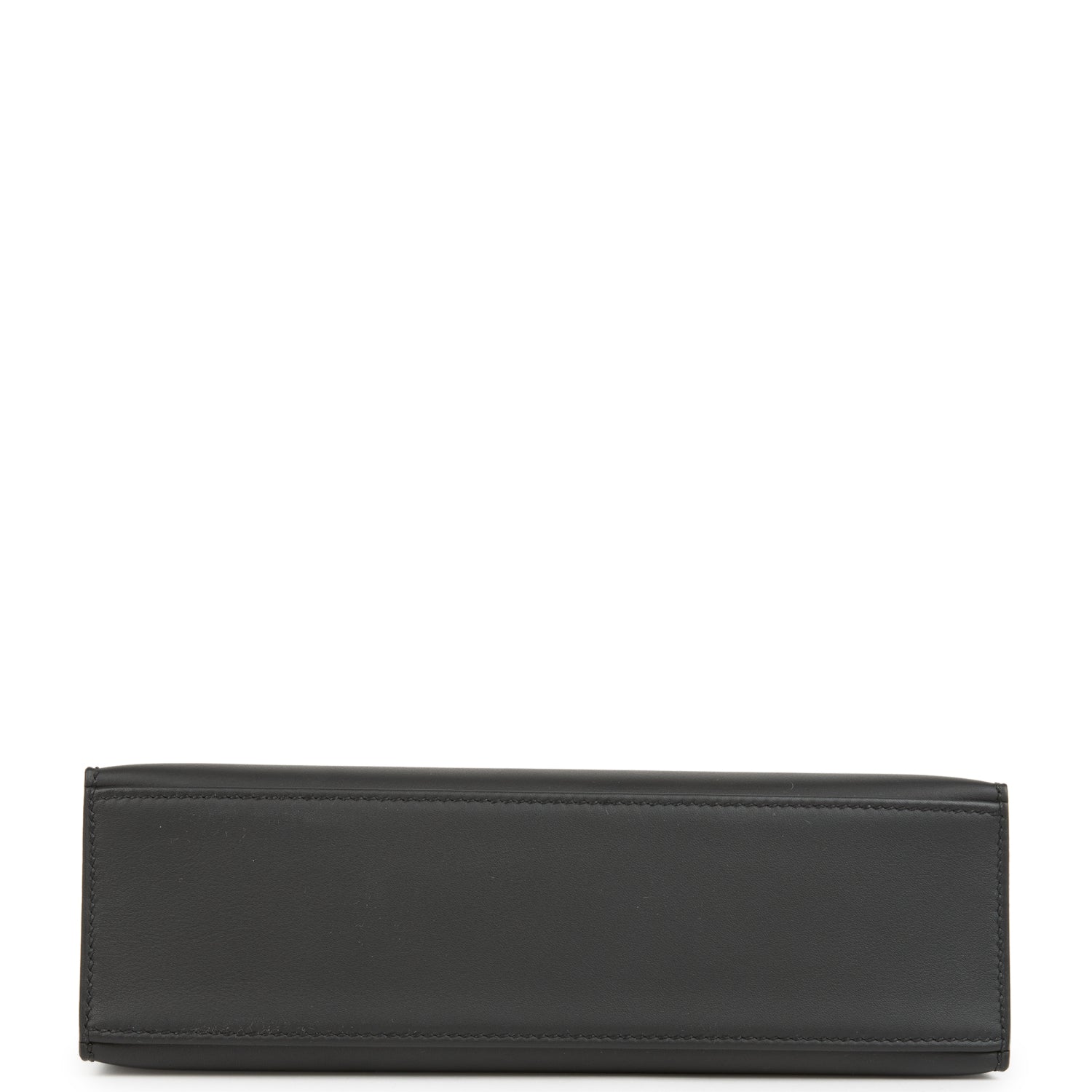 Hermes Kelly Pochette Black Swift Gold Hardware