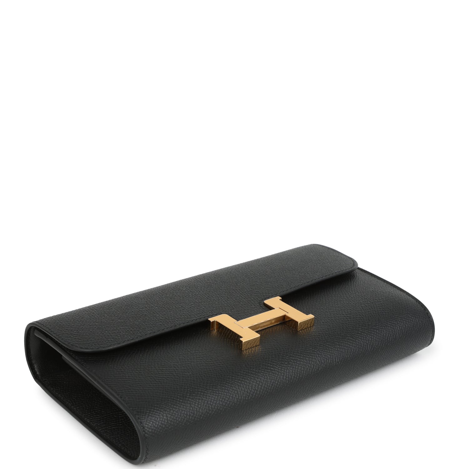 Hermes Constance Wallet To Go Black Epsom Gold Hardware