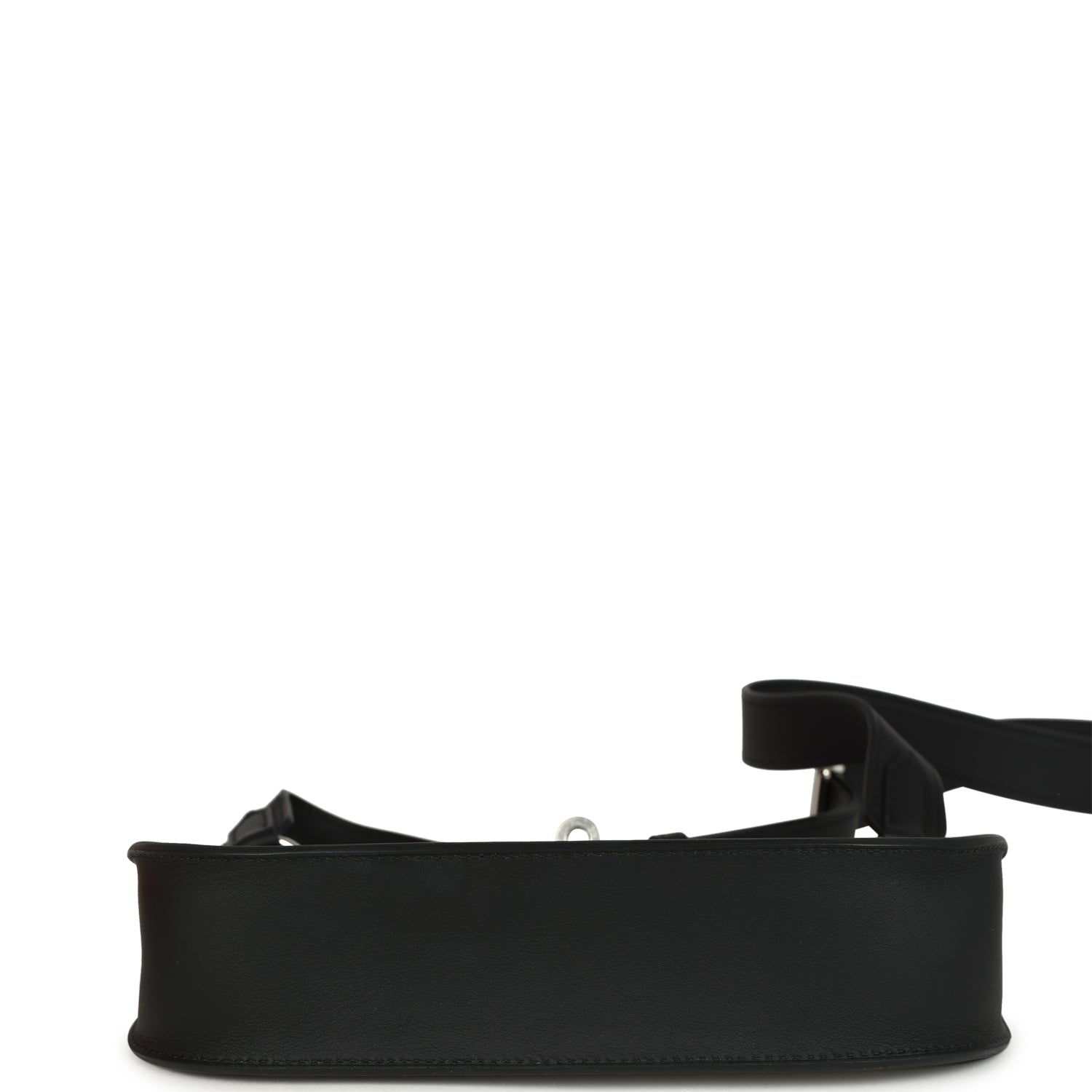 Hermes Jypsiere Mini Black and Ecru Toile H Black Swift Palladium Hardware