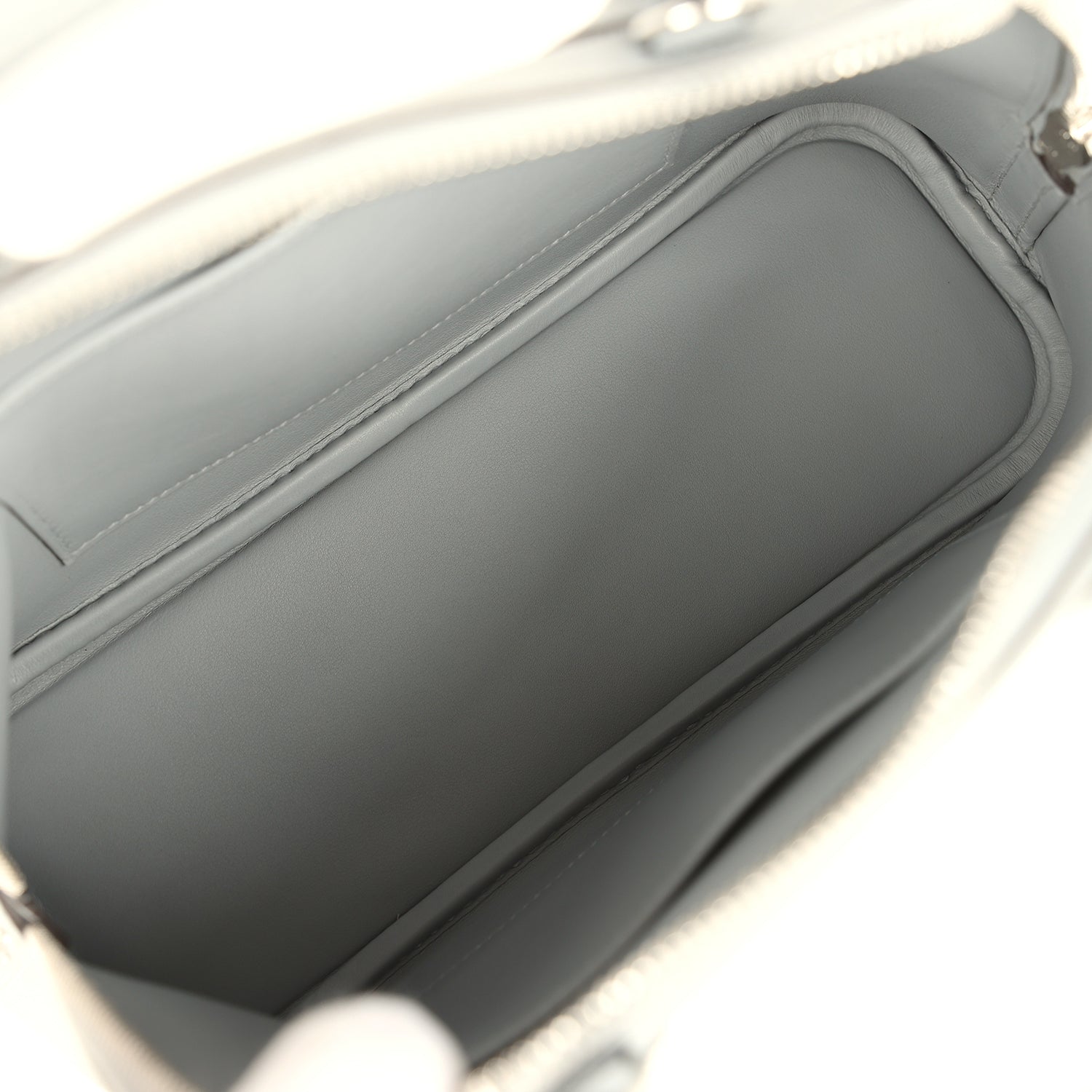 Hermes 1923 Bolide 25 Gris Pantin Epsom Palladium Hardware