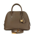 Hermes 1923 Bolide 25 Etoupe Epsom Gold Hardware