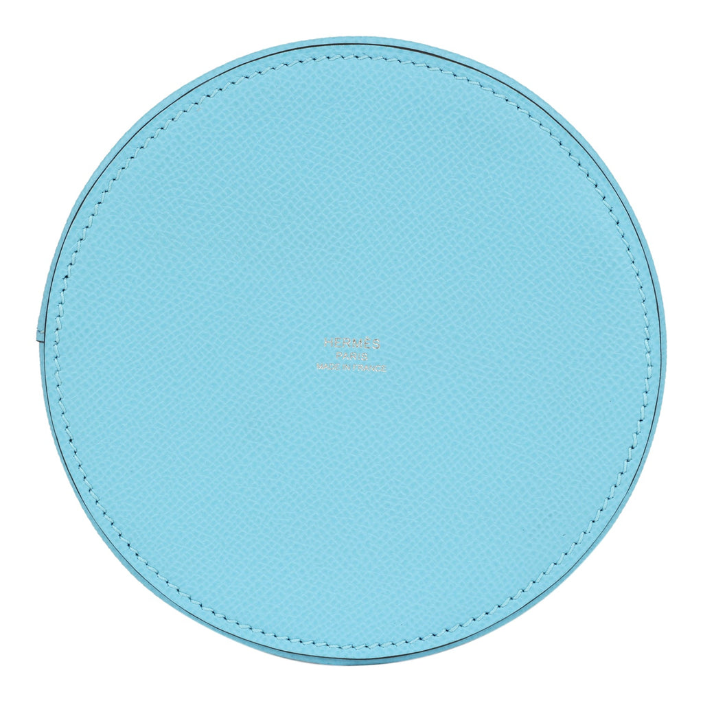 Hermes Mini Medor Bag Celeste Epsom Palladium Hardware