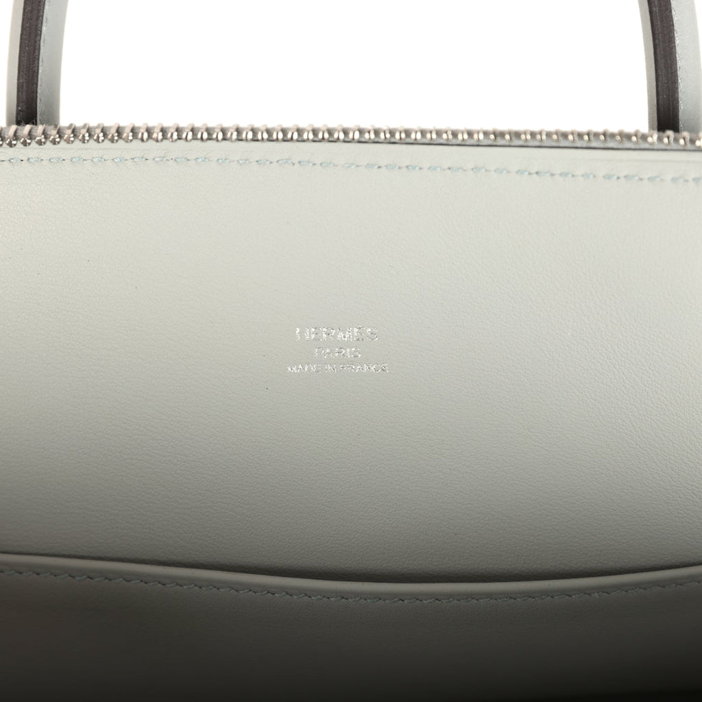 Hermes 1923 Bolide 25 Gris Platine Evercolor Palladium Hardware