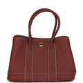 Hermes Garden Party Neo 23 Rouge H Negonda Palladium Hardware