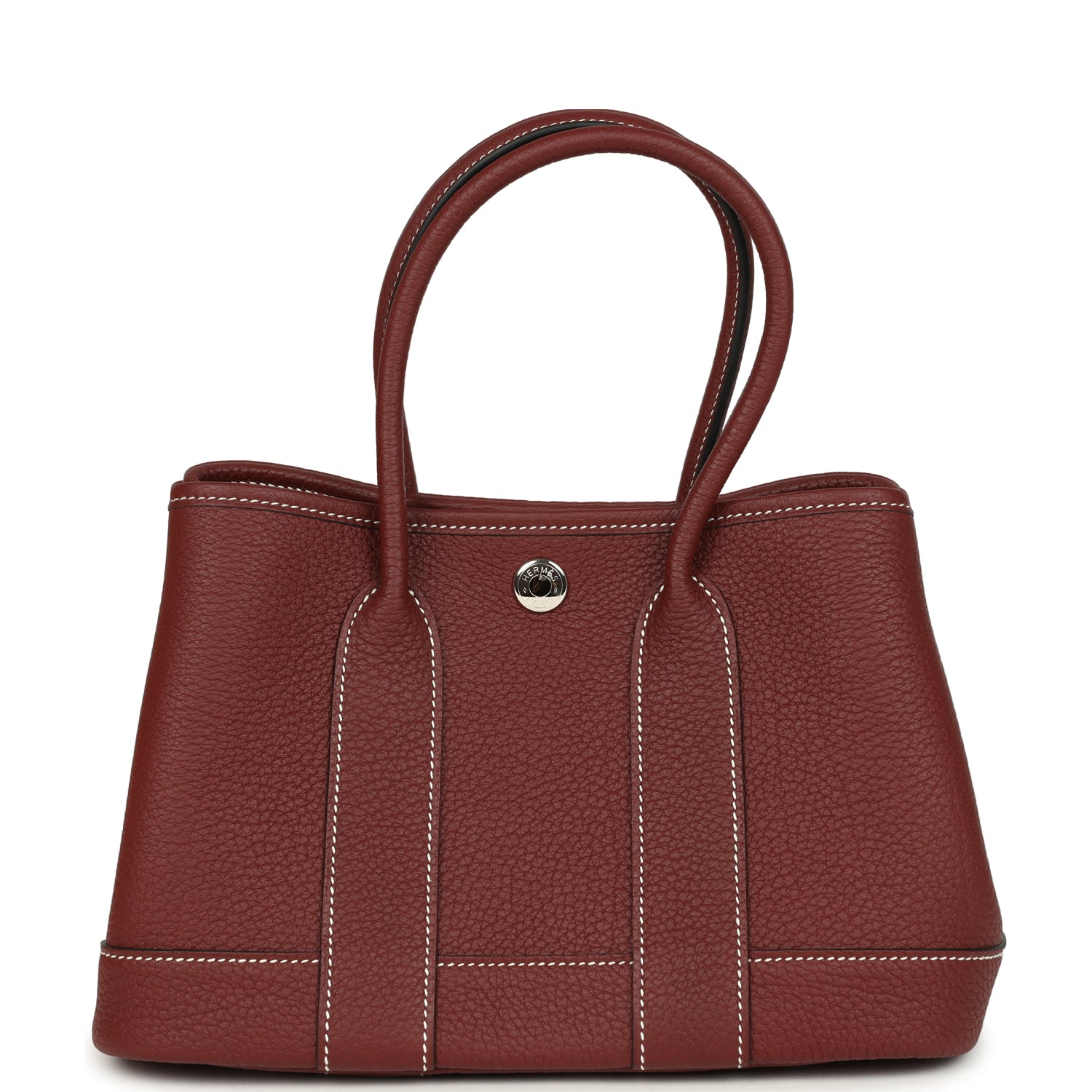 Hermes Garden Party Neo 23 Rouge H Negonda Palladium Hardware