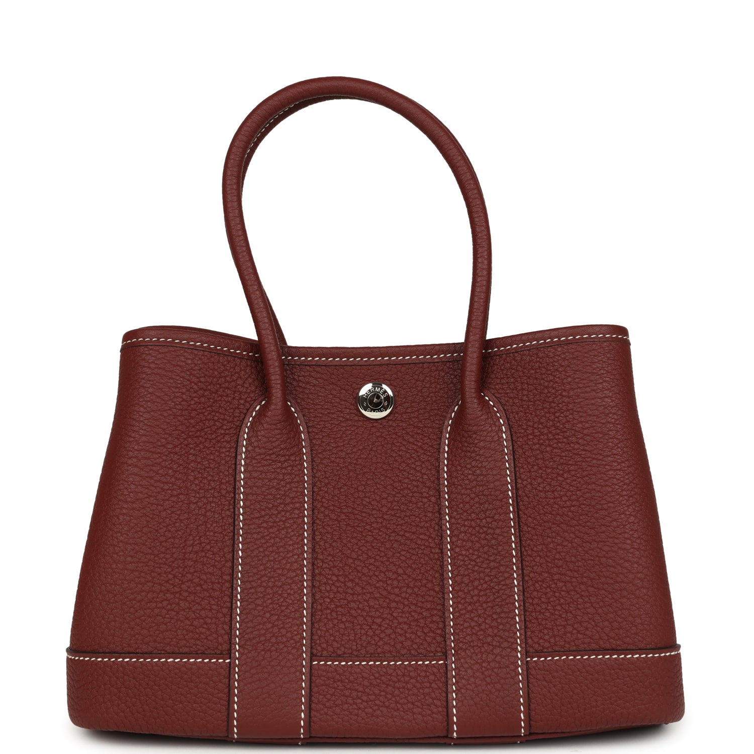 Hermes Garden Party Neo 23 Rouge H Negonda Palladium Hardware
