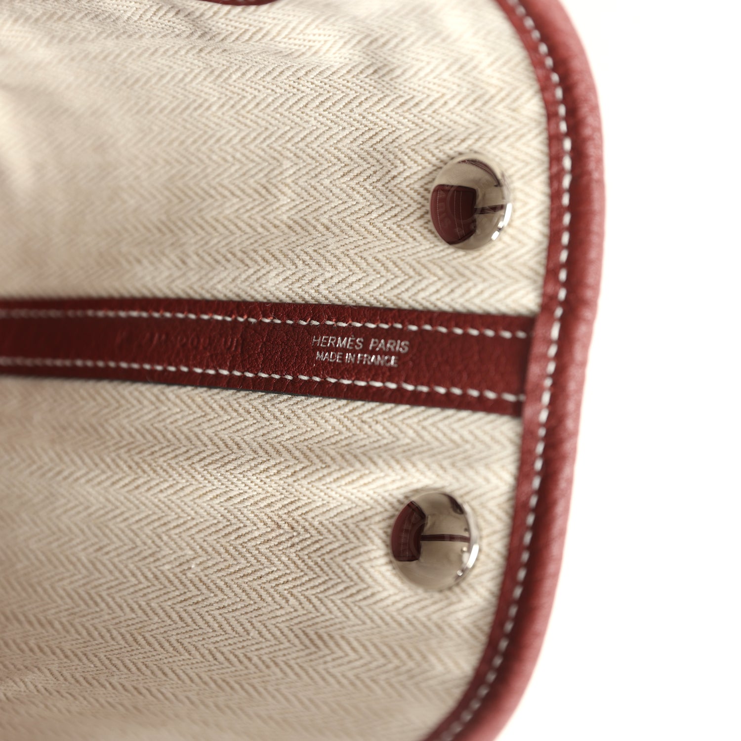 Hermes Garden Party Neo 23 Rouge H Negonda Palladium Hardware