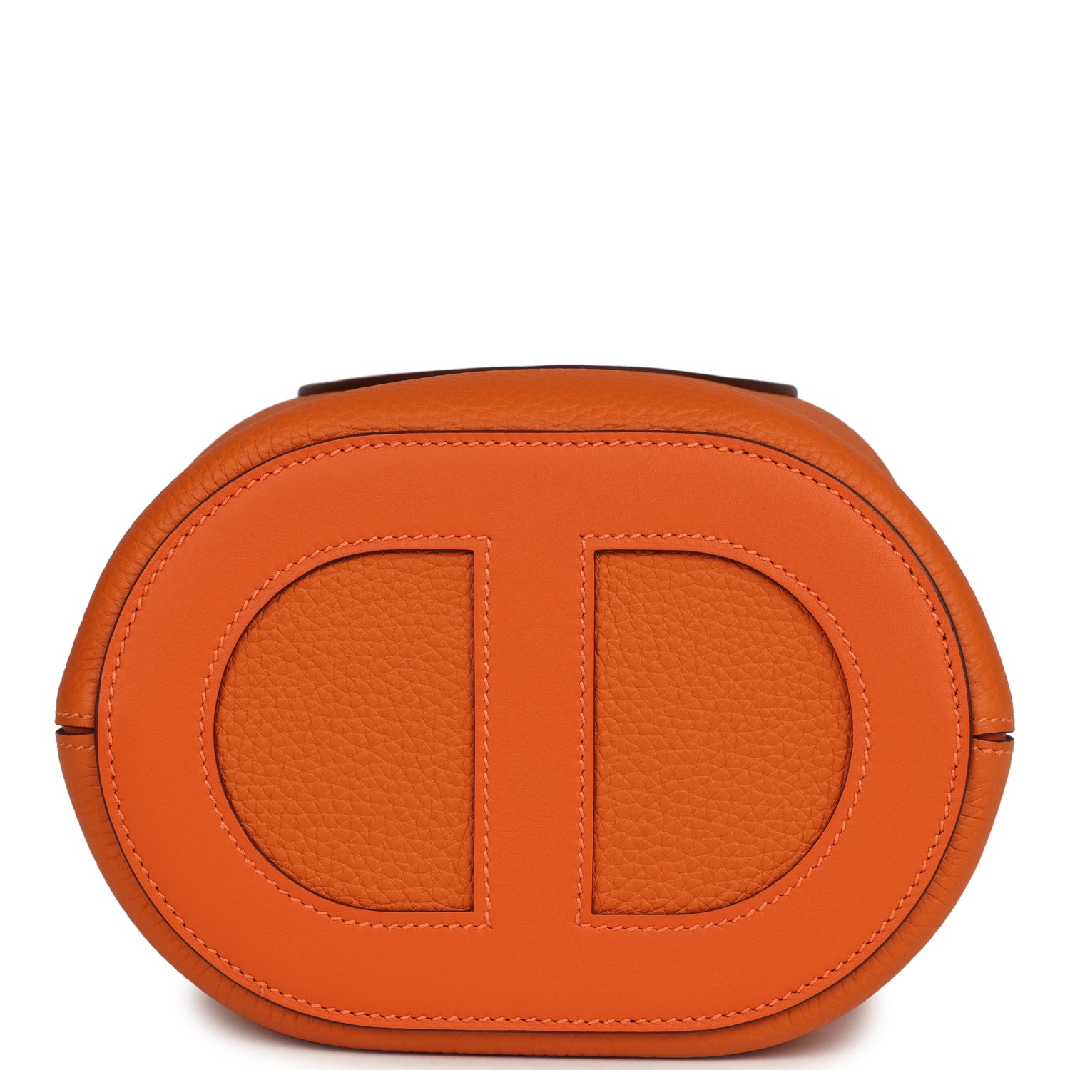 Hermes In-The-Loop 18 Orange Clemence and Swift Palladium Hardware