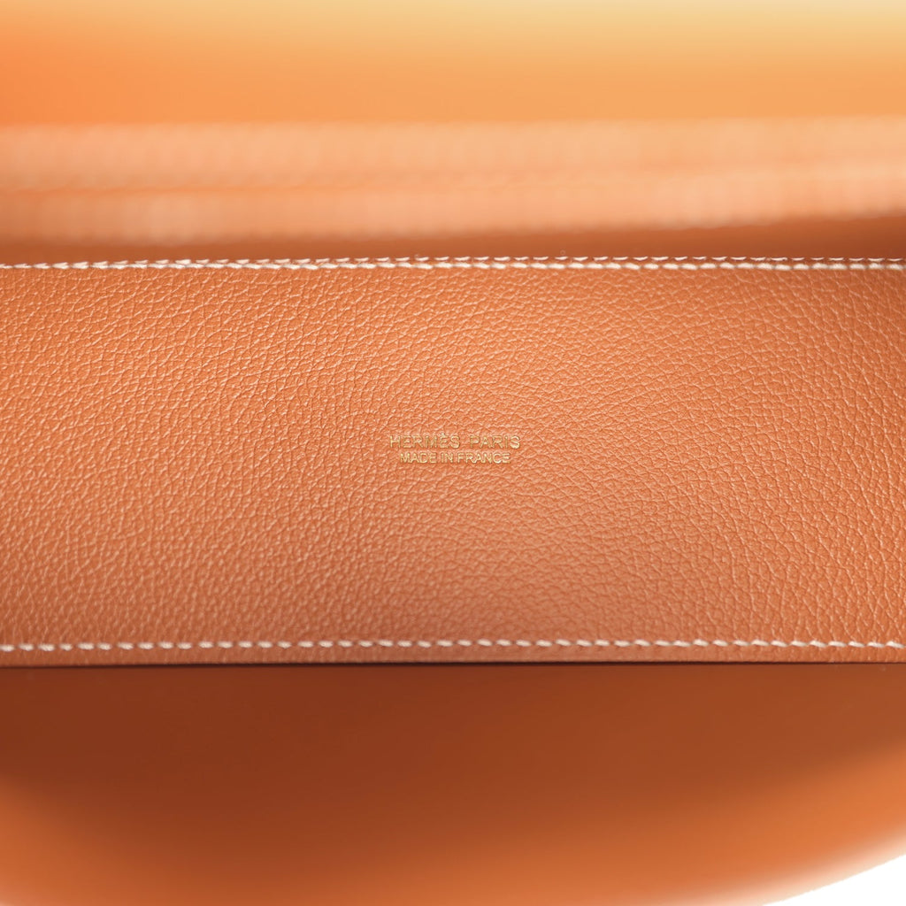Hermes Kelly Danse Gold Evercolor Gold Hardware