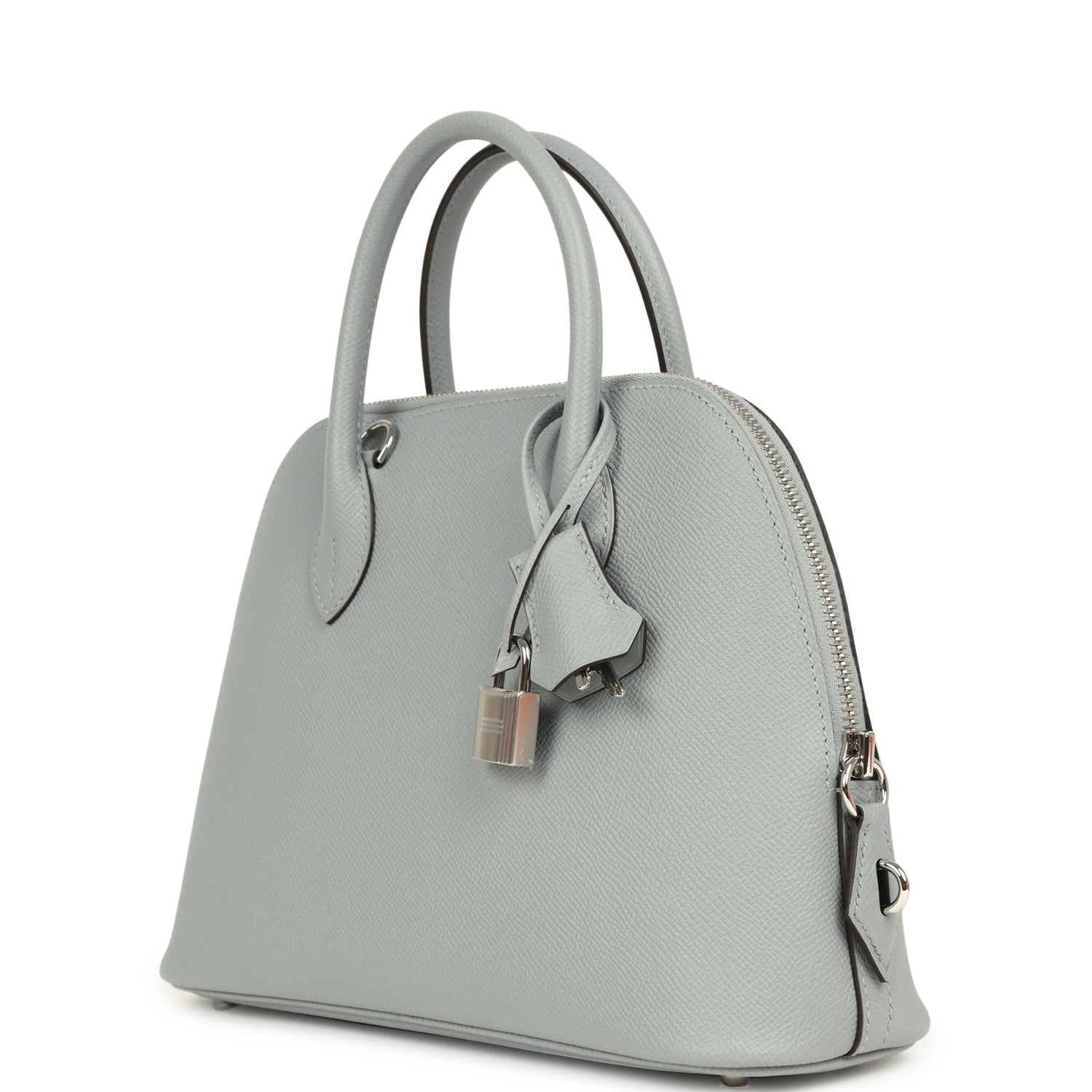 Hermes 1923 Bolide 25 Gris Pantin Epsom Palladium Hardware