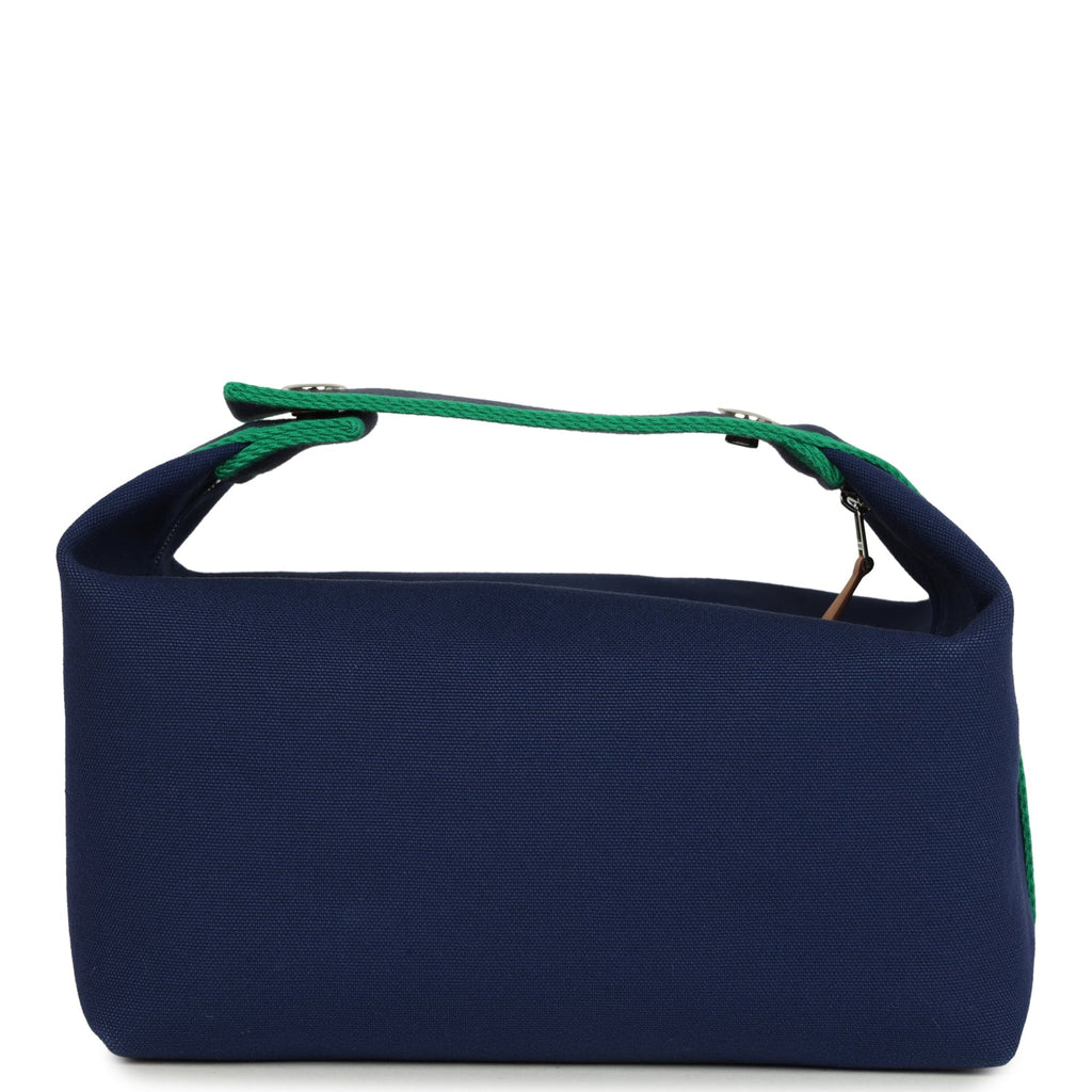 Hermes Bride-A-Brac GM Marine Canvas Palladium Hardware