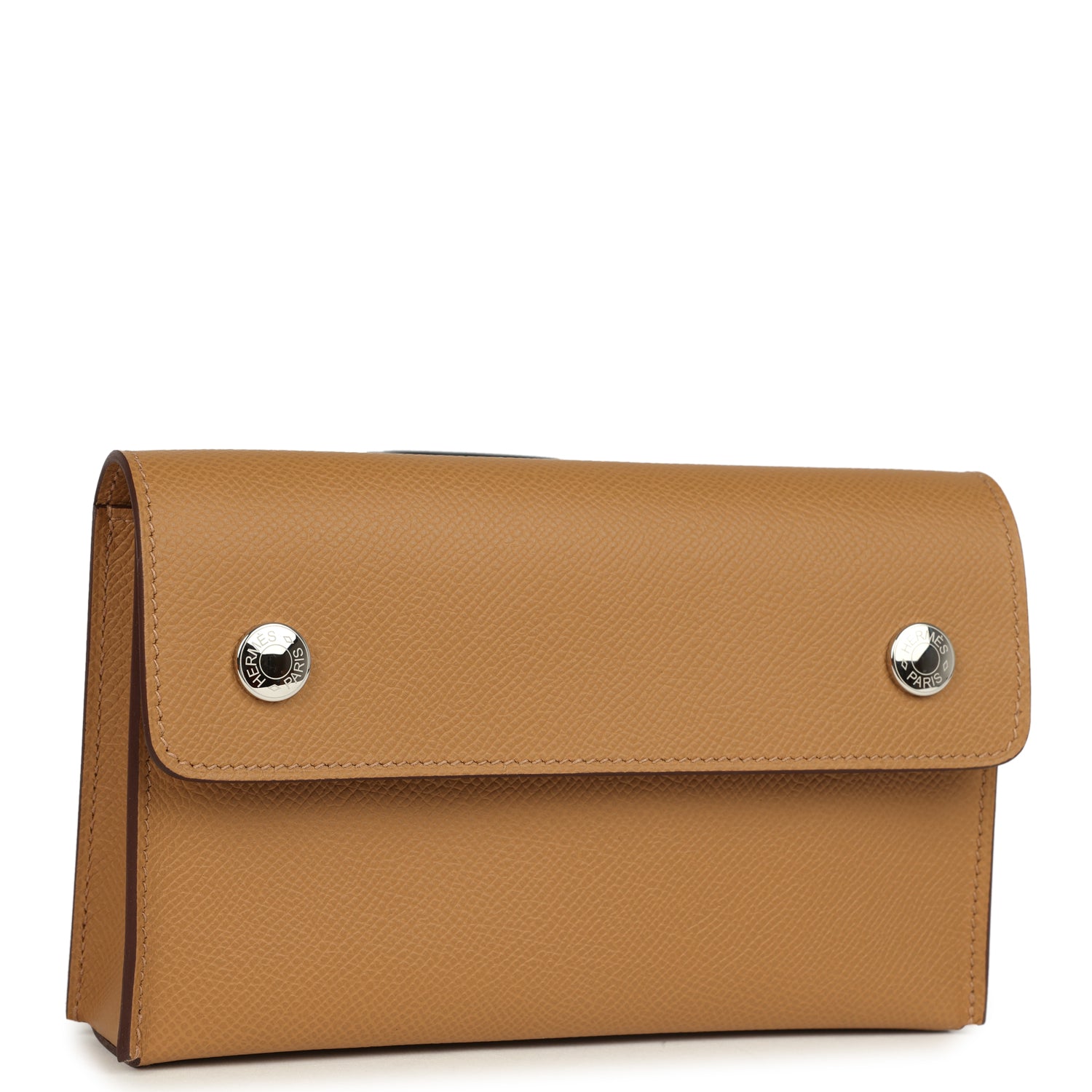 Hermes Hermesnap Wallet Biscuit Epsom Palladium Hardware