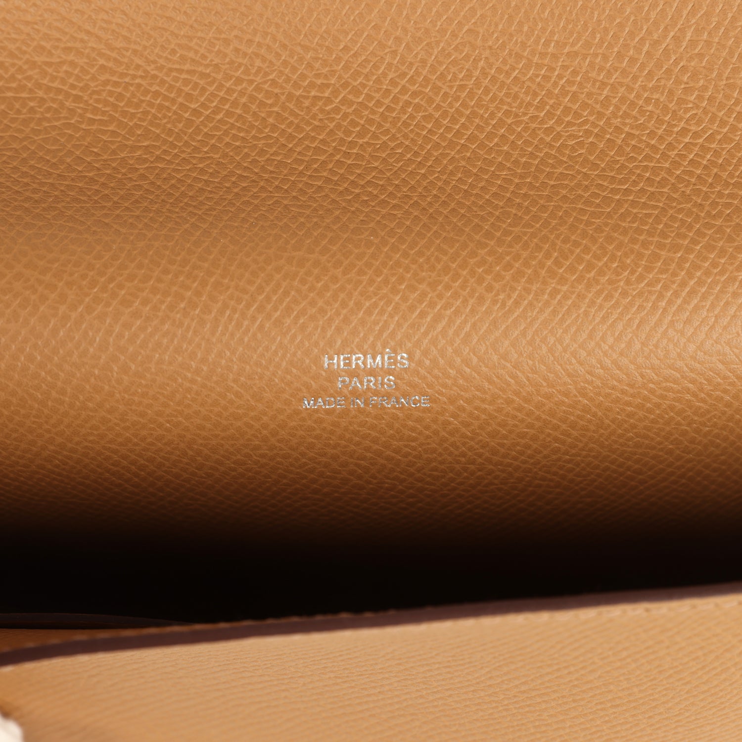 Hermes Hermesnap Wallet Biscuit Epsom Palladium Hardware