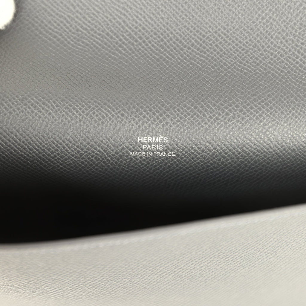 Hermes Hermesnap Wallet Ardoise Epsom Palladium Hardware