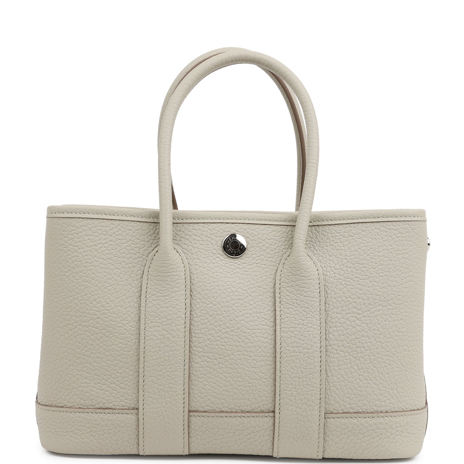 Hermes Garden Party Neo 23 Beton Negonda Palladium Hardware