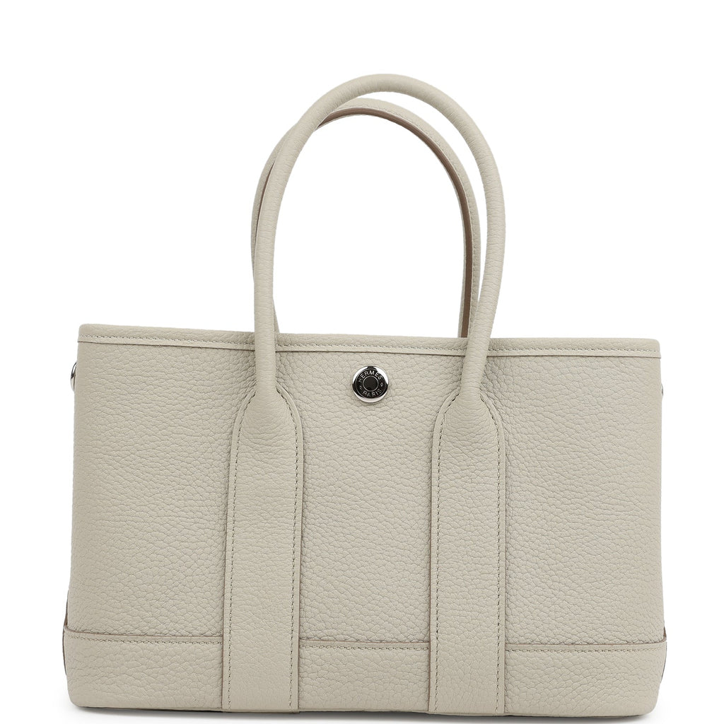 Hermes Garden Party Neo 23 Beton Negonda Palladium Hardware
