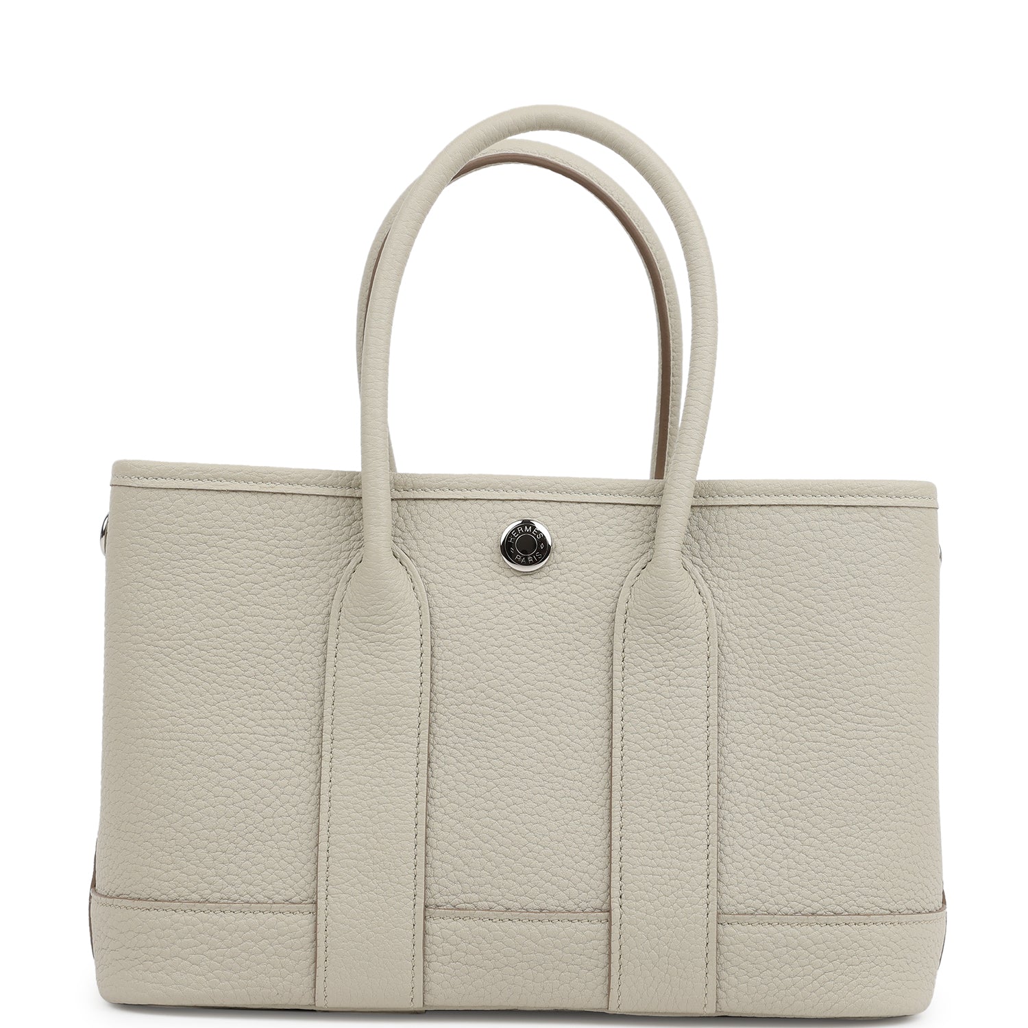 Hermes Garden Party Neo 23 Beton Negonda Palladium Hardware