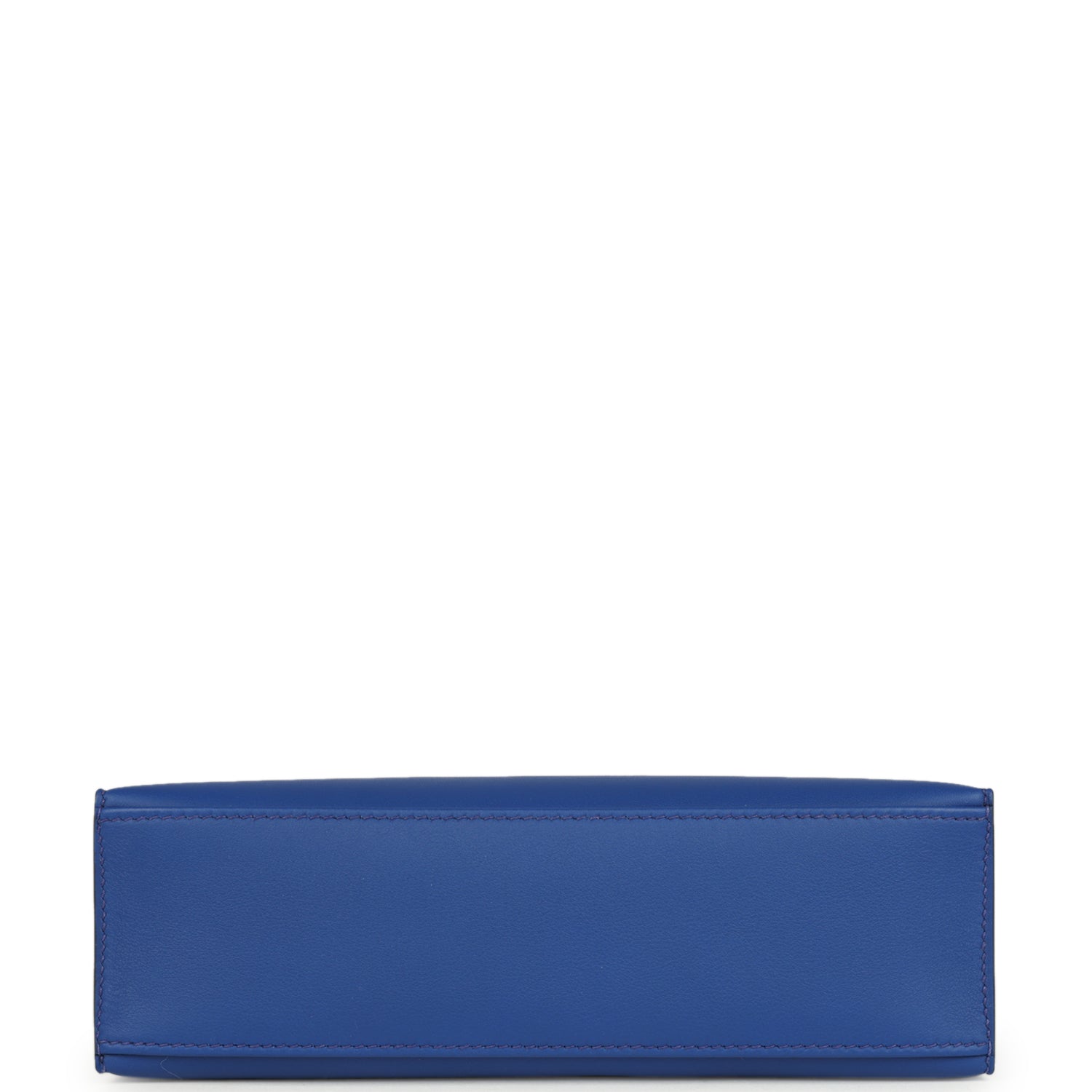 Hermes Kelly Pochette Bleu Royal Swift Palladium Hardware