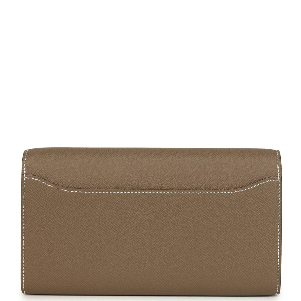 Hermes Constance Wallet To Go Etoupe Epsom Palladium Hardware